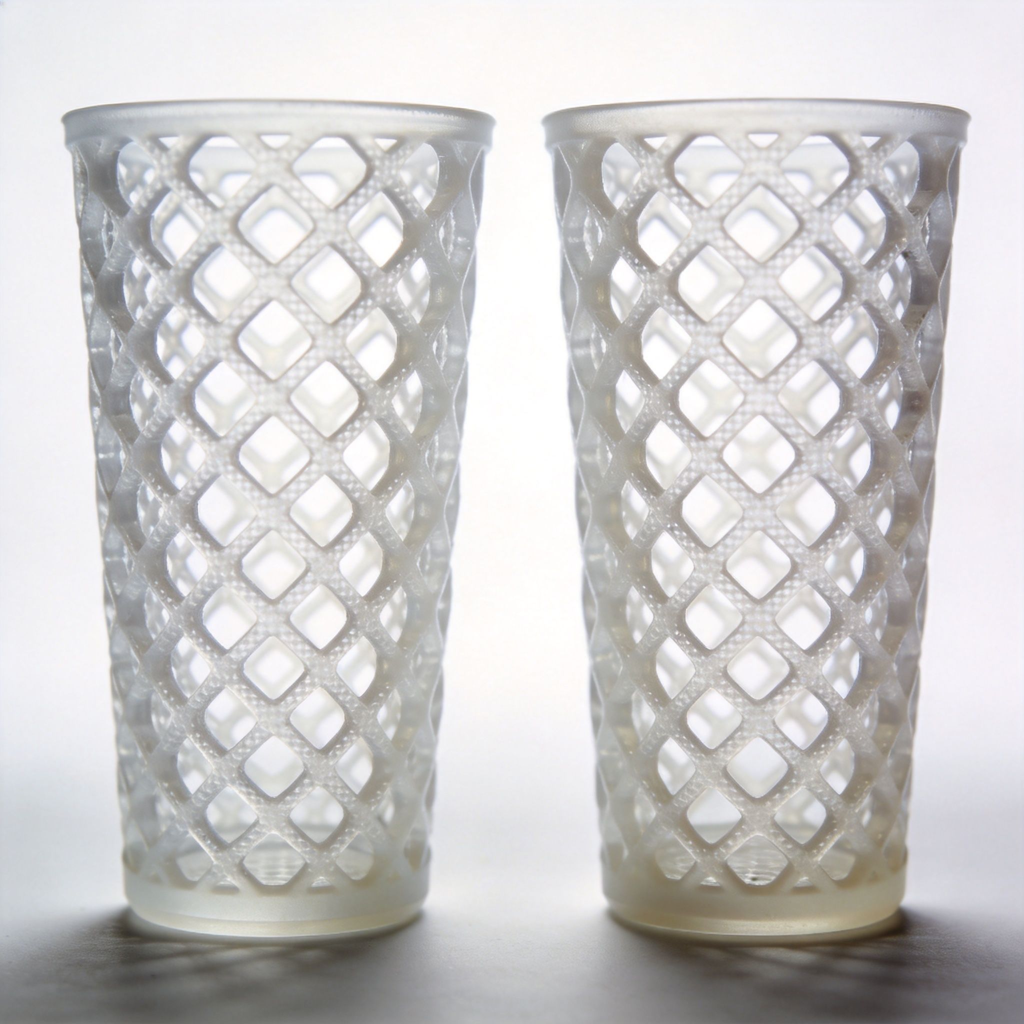 3D Printed Mesh Cups